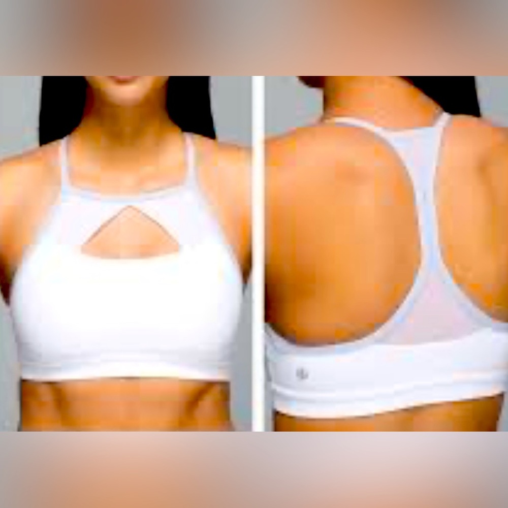 lululemon athletica White Sports Bra